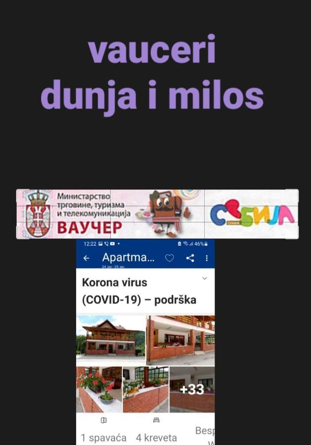 Apartman Dunja I Milos Mokra Gora Luaran gambar